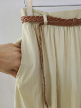 將圖片載入圖庫檢視器 Natural Style Skirt With Belt
