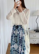 將圖片載入圖庫檢視器 Classic Floral Print Skirt

