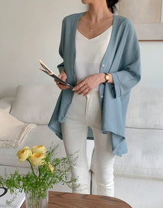 Style Layering Button Up Jacket