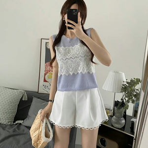 Margaret Lace Sleeveless Top