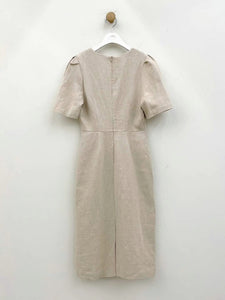 Everyday Slim-Waist Linen Dress