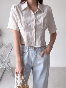 Unique Pattern Linen Shirt