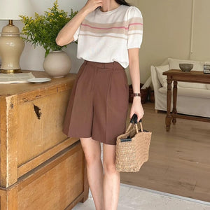 Summer Linen Cotton Shorts