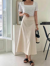 將圖片載入圖庫檢視器 Simple Linen Rayon Skirt
