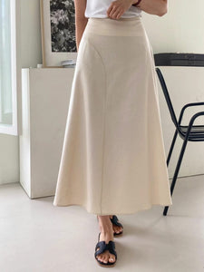 Simple Linen Rayon Skirt