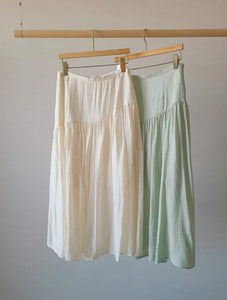 Relaxed Rayon Skirt