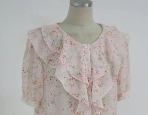 Blossom Floral Ruffle Top