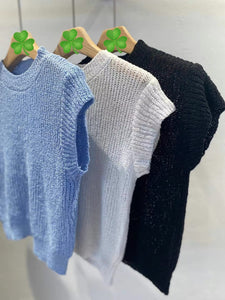 Normal Style Knitted Top