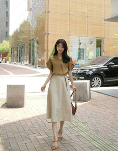 Everyday Belted Skirt
