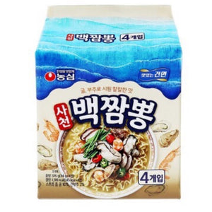 韓國農心-白海鮮湯麵🍥🍤 (一袋4入)