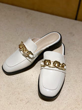 將圖片載入圖庫檢視器 Golden Chains Corium Mules Shoes
