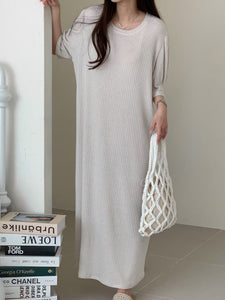 Relax Ribbed Dress