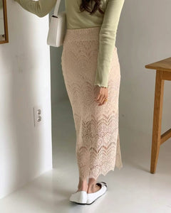 Elegant Lace Wrap Skirt
