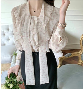 Floral Pattern Lady Top