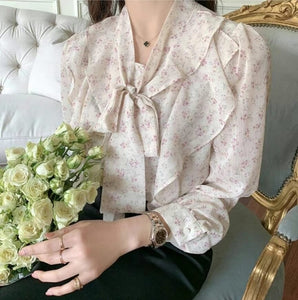 Floral Pattern Lady Top