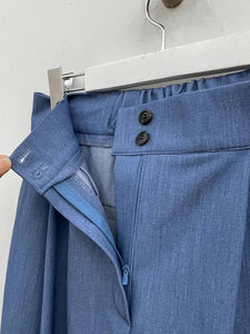 Double-Buttons Denim Pants