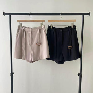 A-Line Shorts With Belt