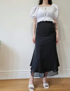 Layered Sheer Skirt