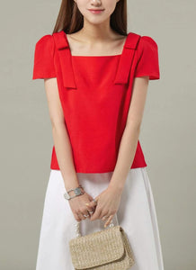 Both Side Strapes Square Neck Top