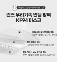 將圖片載入圖庫檢視器 【1-4歲適用】 | 韓國製造🇰🇷 KEENZ幼童鳥嘴KF94三層口罩 (3包)
